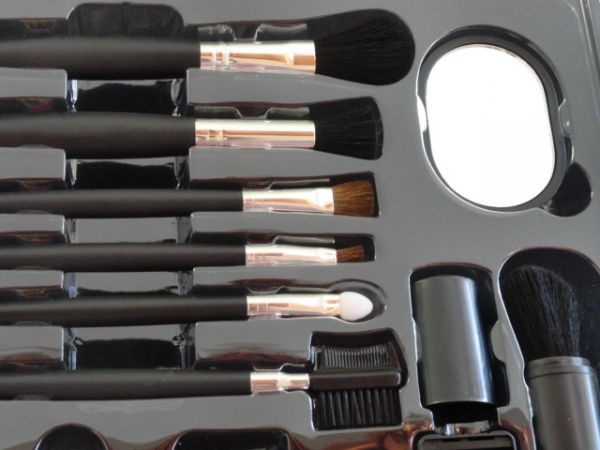 Kit De Pincéis 10 Peças Luxo Com Cerdas Macias Importado